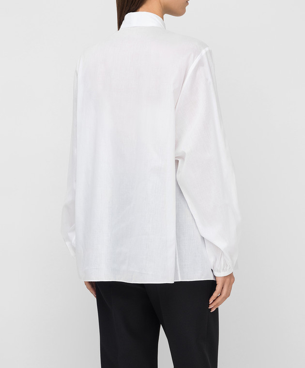 ALEXANDRE VAUTHIER Белая блуза 211SH1350 изображение 4