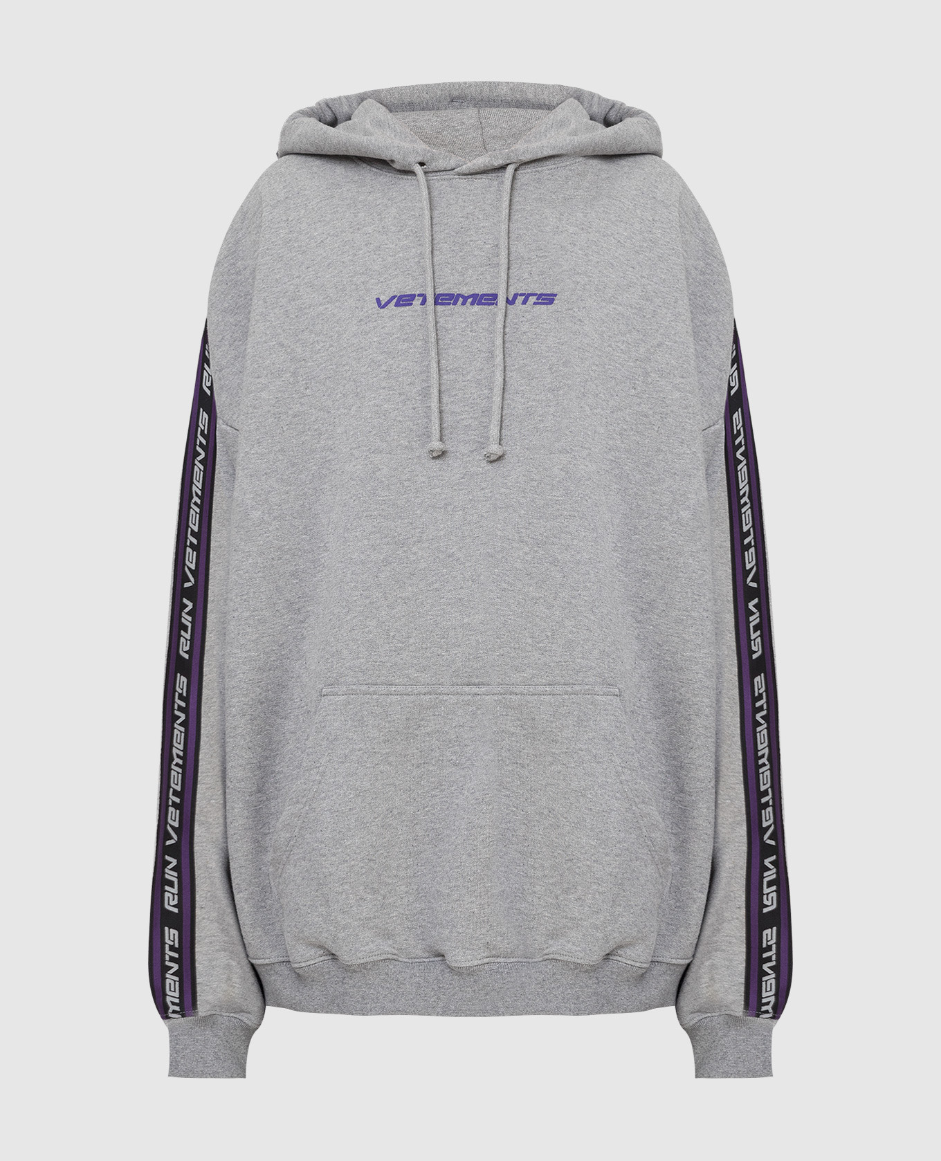 

Худи с вышивкой логотипа Vetements, Серый, Худи и свитшоты