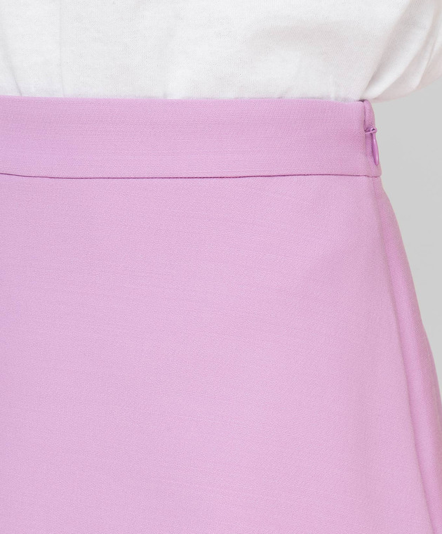 Valentino Юбка-шорты из шерсти и шелка VB3RA7661CF изображение 5