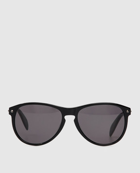 Alexander McQueen Черные солнцезащитные очки AM0098S30001833