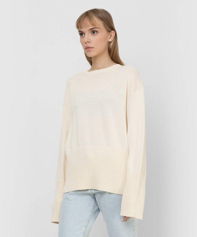 Off-White Джемпер с логотипом OWHE063C99KNI001 изображение 3