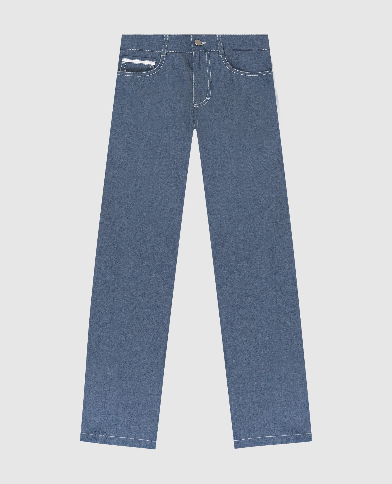 

Детские синие брюки, Синий, Повседневные брюки casual