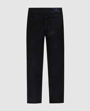 Stefano Ricci Детские черные джинсы YST84010501689