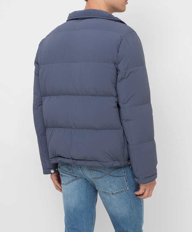 Brunello Cucinelli Светло-синяя пуховая куртка ML4911819 изображение 4