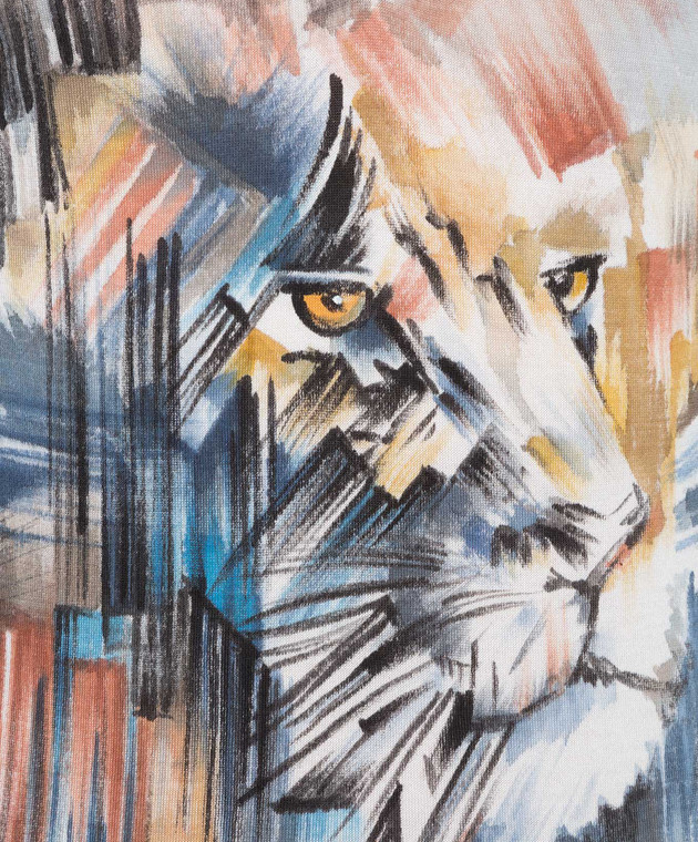 Bertolo Cashmere Серое поло из шелка 901987 изображение 5