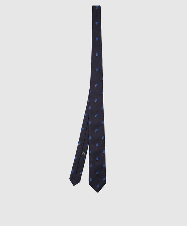 Stefano Ricci Детский шелковый жаккардовый галстук в узор YCH30101 изображение 2