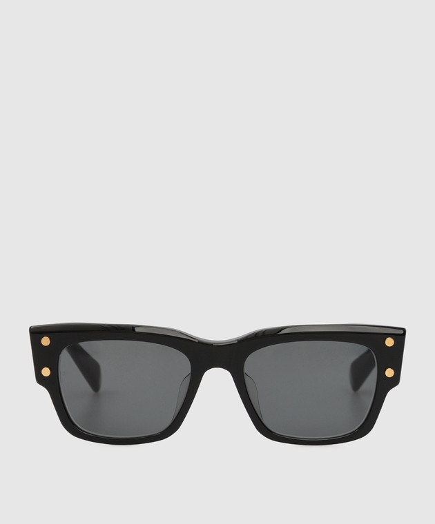 Balmain Черные солнцезащитные очки B-IV BPS118A53