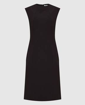 Peserico Чорна сукня-футляр S0274401934