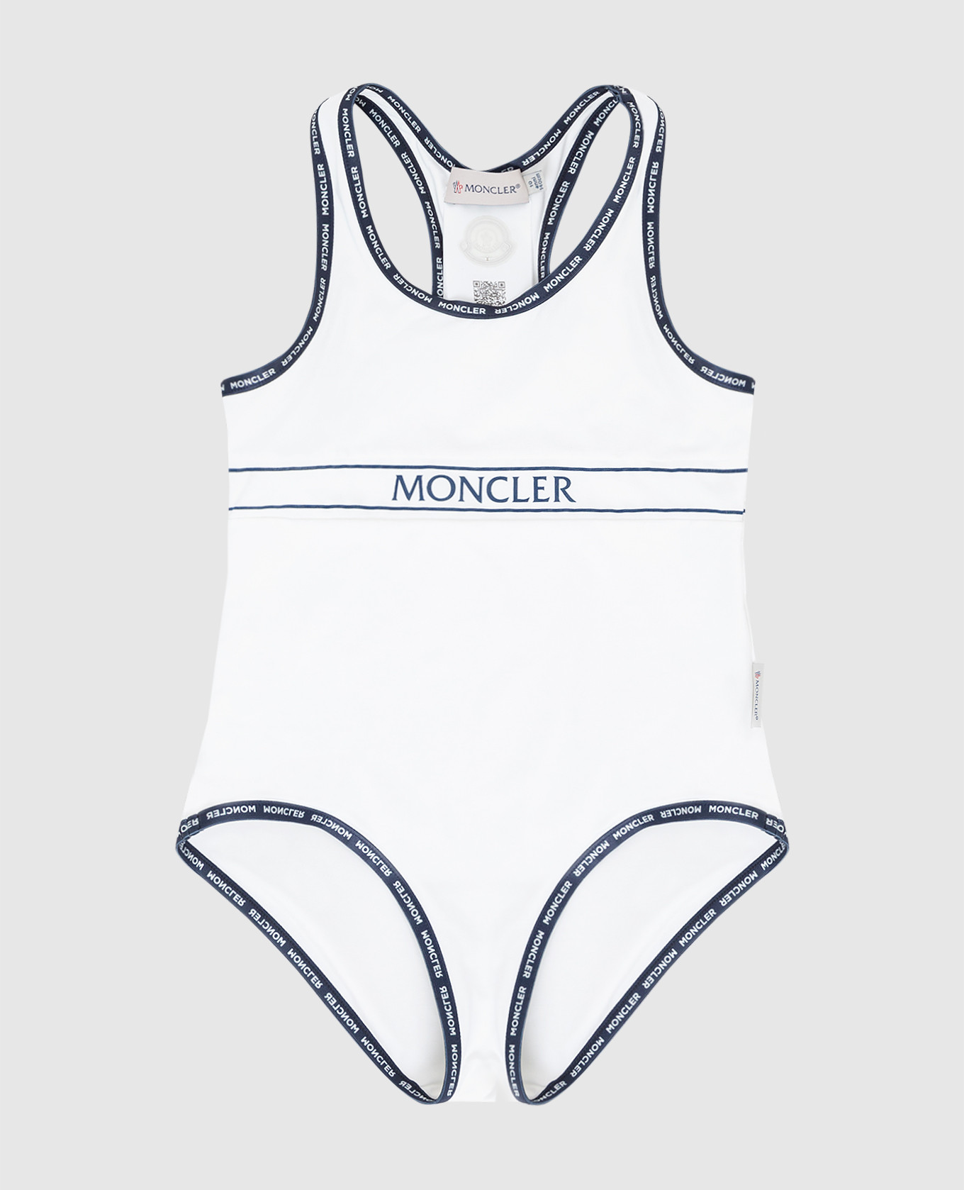 

Детский белый купальник Moncler ENFANT, Раздельные купальники