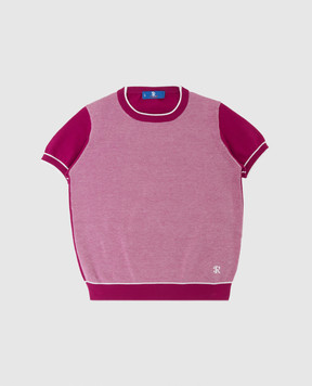 Stefano Ricci Детская футболка в узор KY12013G10Y19253