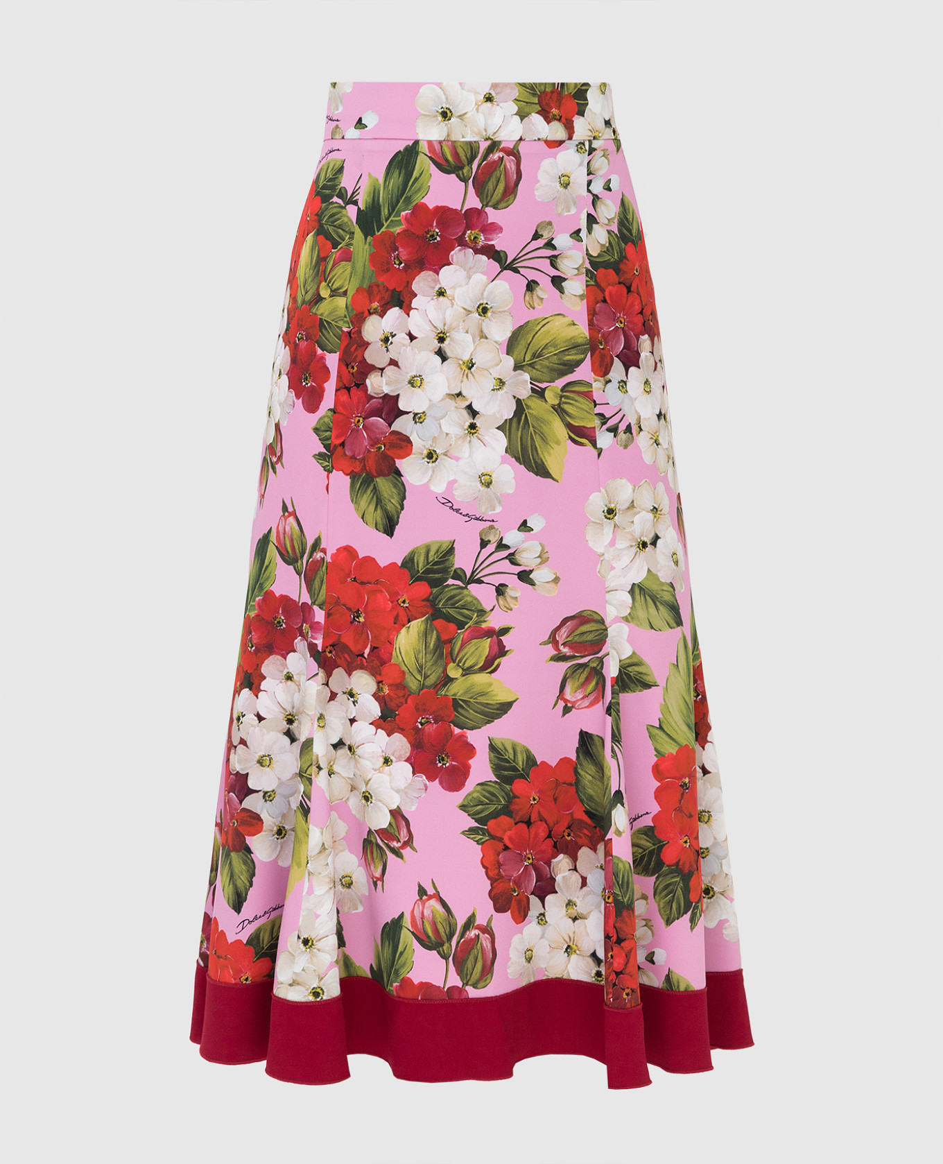 

Розовая юбка из шелка, Розовый, Юбки прямые