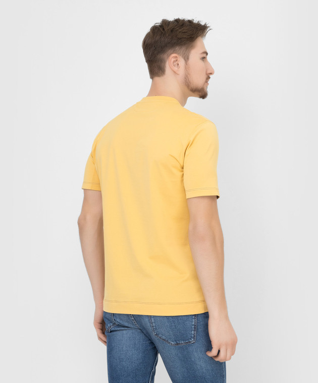 Brunello Cucinelli Желтая футболка M0T617107 изображение 4