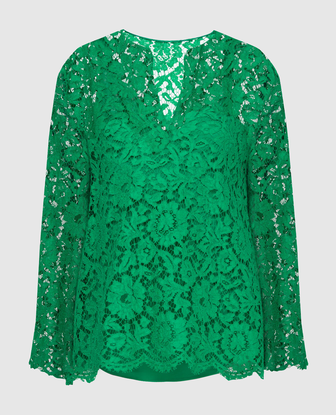 

Зеленая блуза Valentino, Зеленый, Рубашки и блузы