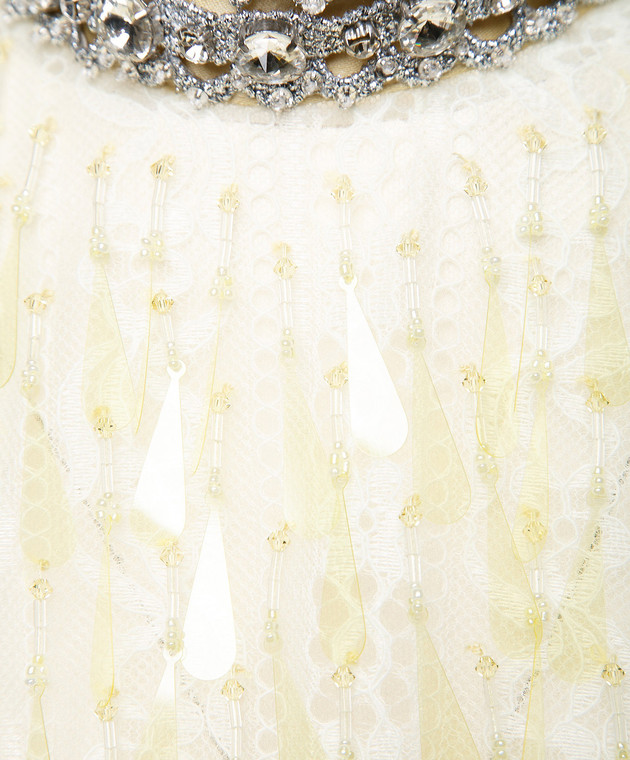 Marc Jacobs Желтое платье с кружевом M4007191 изображение 4