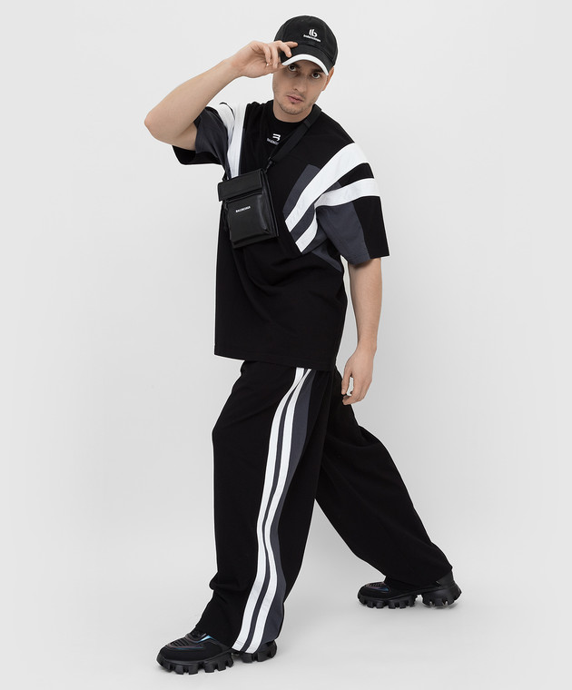 Balenciaga Спортивные брюки Sporty B с логотипом 676237TLVA2 изображение 2