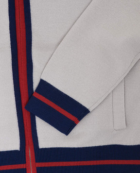 Stefano Ricci Не вкл не правильное фотоДетская спортивная кофта из шерсти с узором KY11000R31Y19299