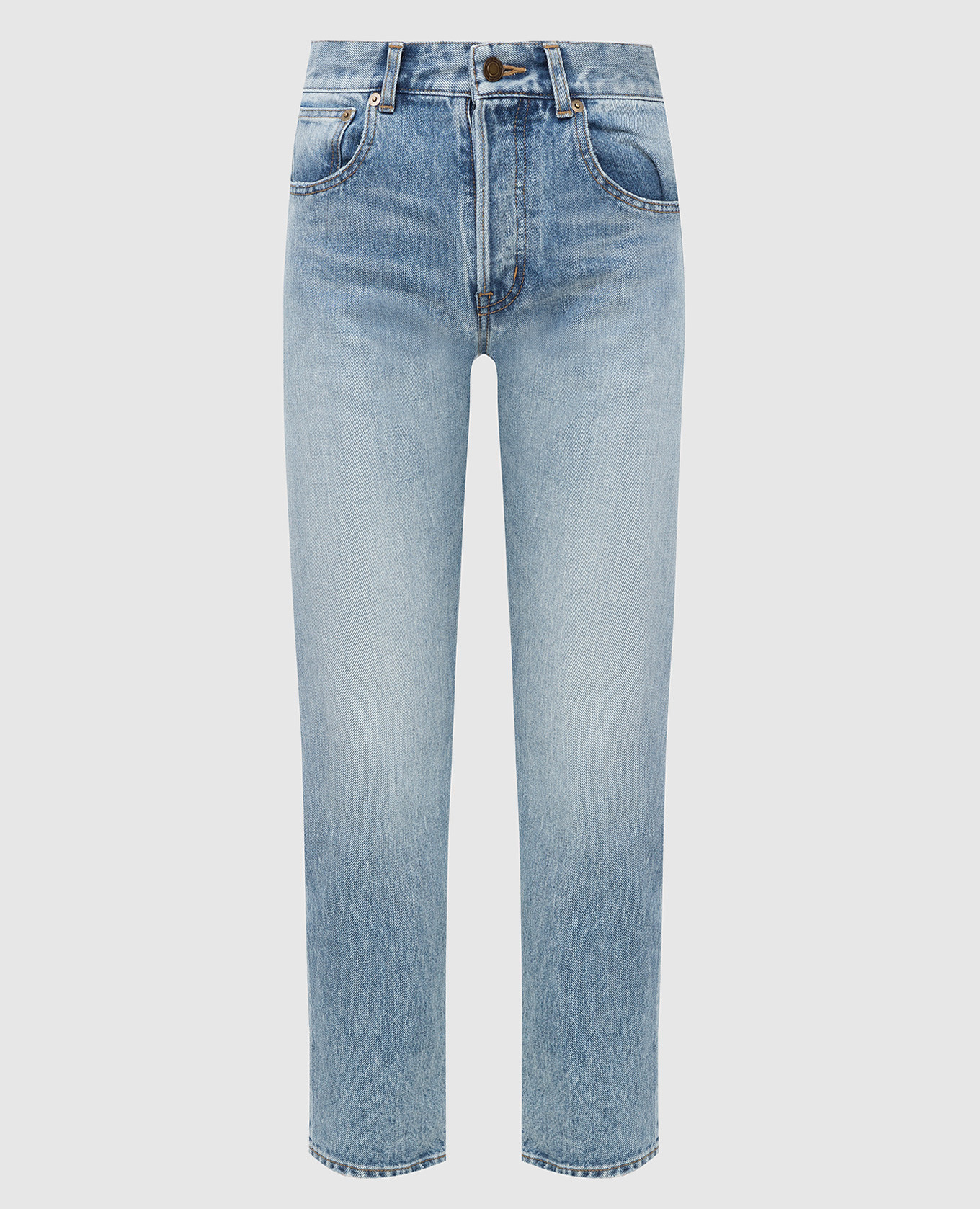 

Шорты с эффектом потертости Saint Laurent, Синий, Джинсы