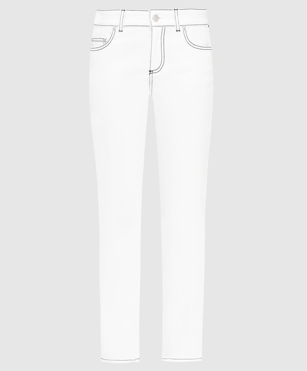 Alexander McQueen Белые джинсы 610473QMAAT