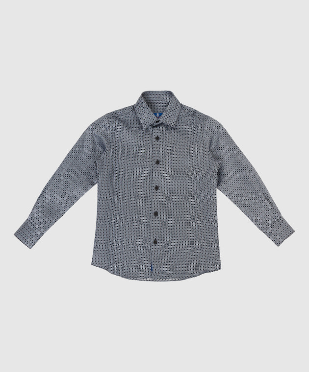 Stefano Ricci Children's silk shirt in a pattern YC00419635025