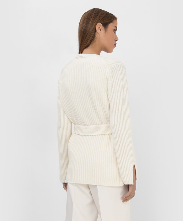 Max & Co Светло-бежевый комплект Scalе из шерсти SCALE изображение 4