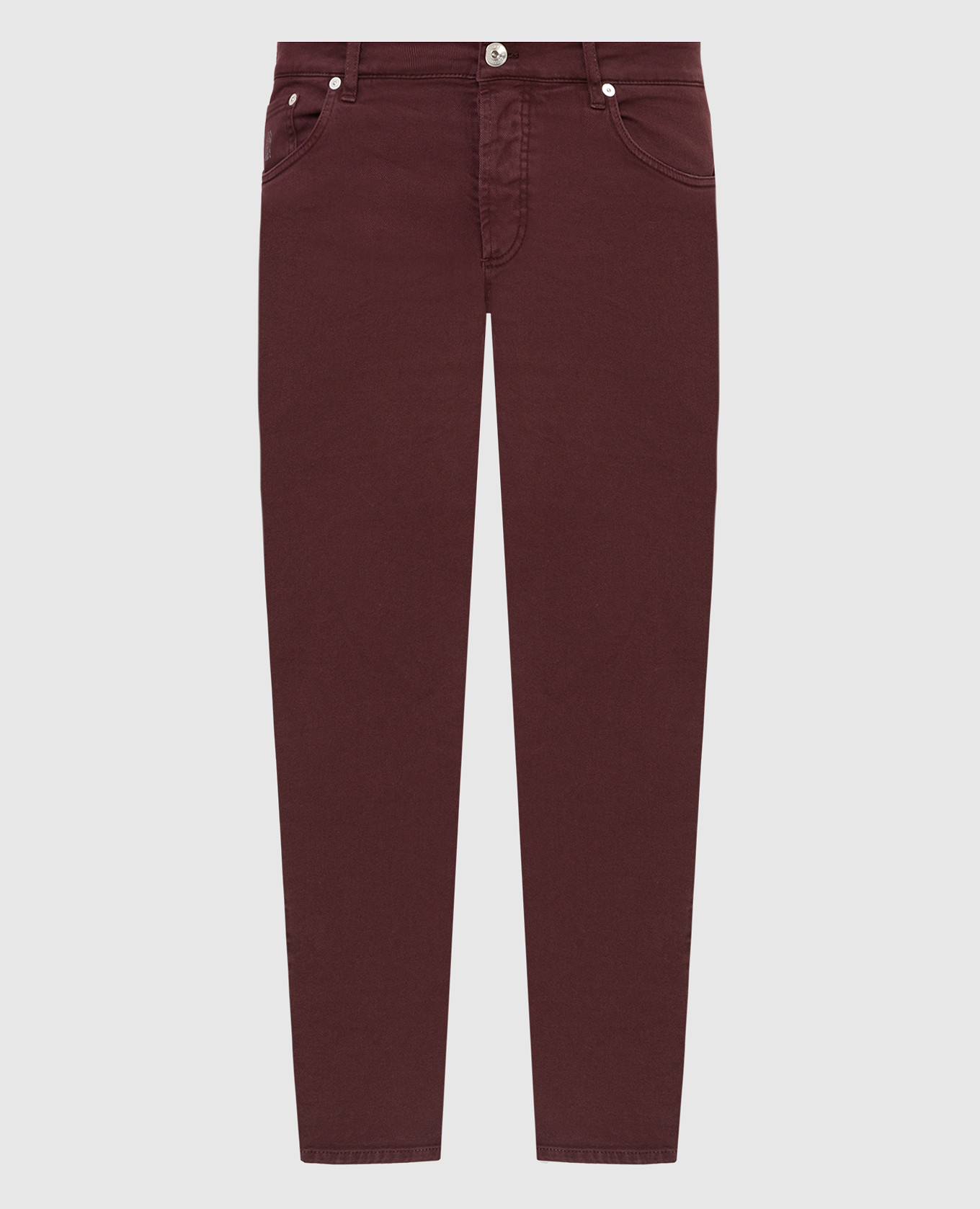 

Бордовые джинсы Brunello Cucinelli, Бордовый, Джинсы