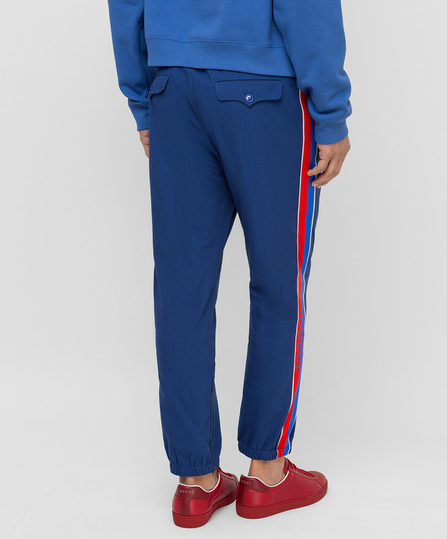 Gucci Синие спортивные брюки 615775XDBBH изображение 4