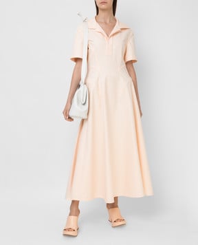 Bottega Veneta Бежевое джинсовое платье 656376V0W30