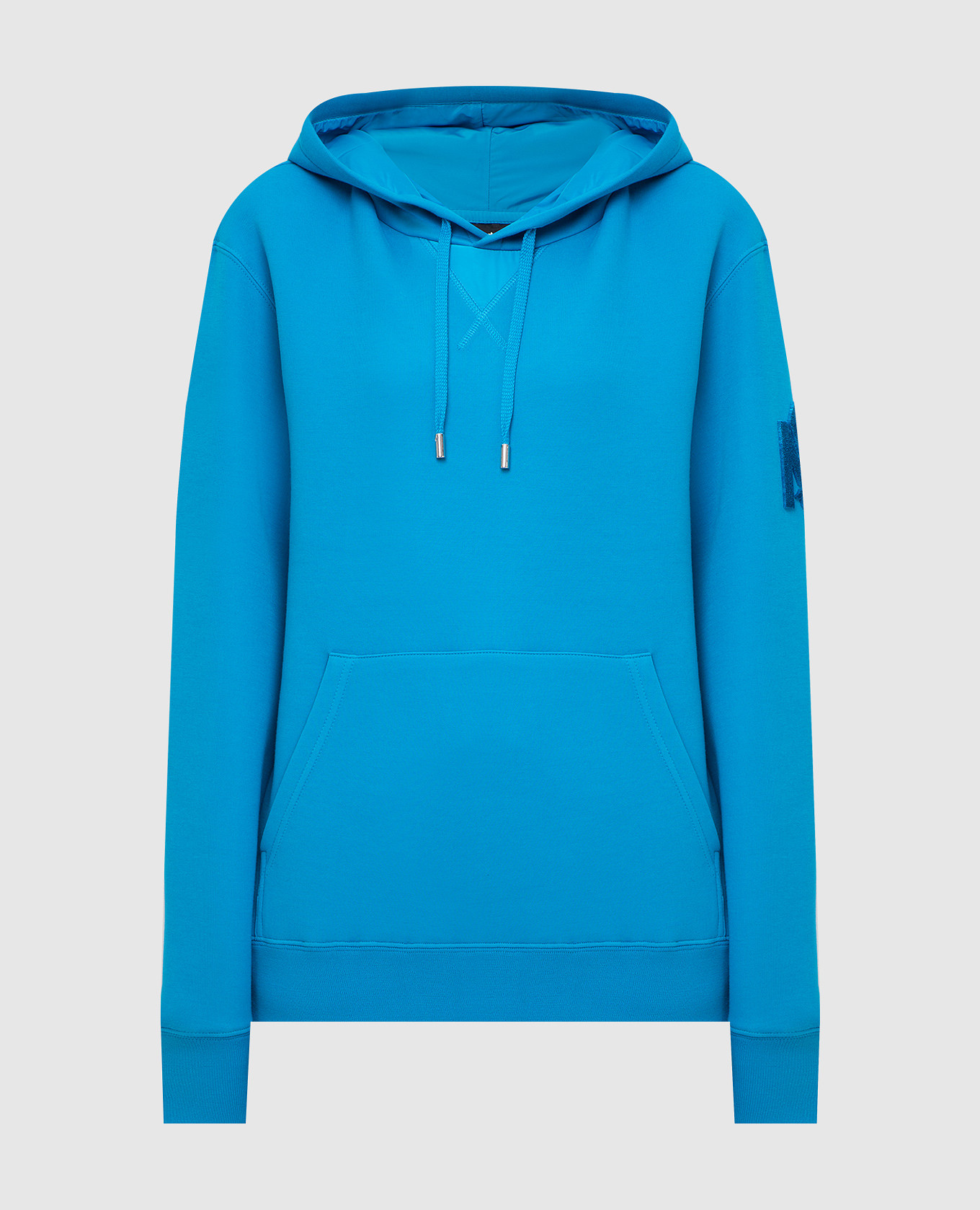 

Бирюзовое худи Krys с логотипом, Бирюзовый, Худи