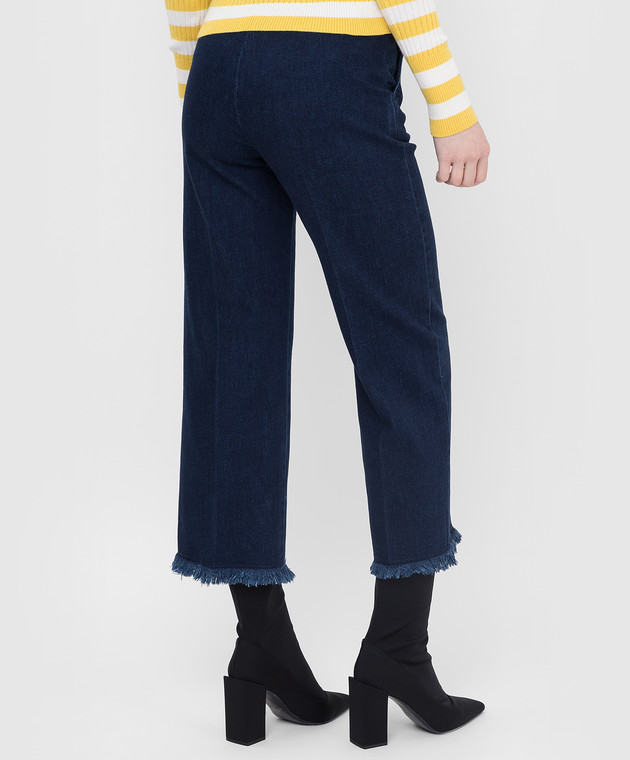 Max & Co Укороченные джинсы Bosforo с бахромой BOSFORO изображение 4