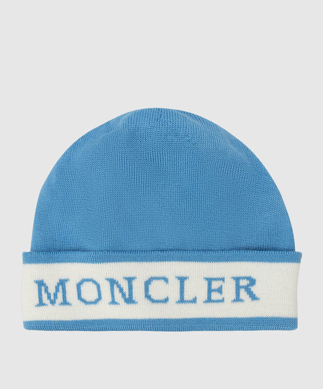 Moncler ENFANT Дитяча шапка з логотипом 9Z71220A9640