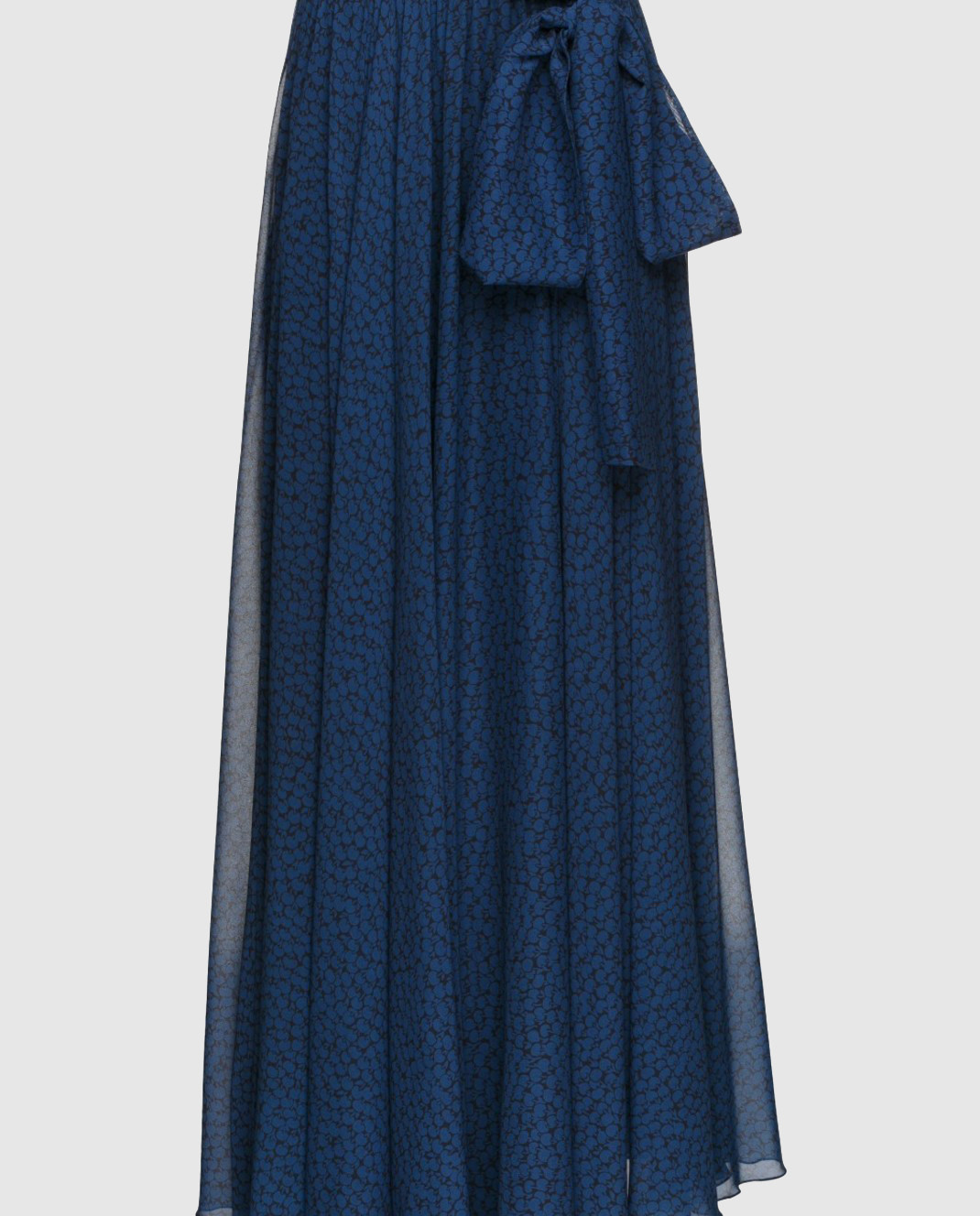 Синяя юбка из шелка Alexander Terekhov