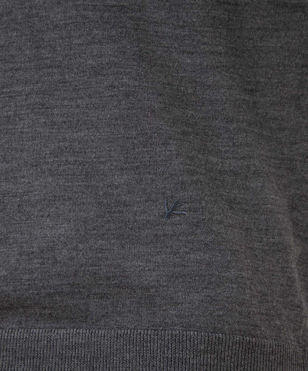 ISAIA Серый джемпер из шерсти MG7048YP005 изображение 5