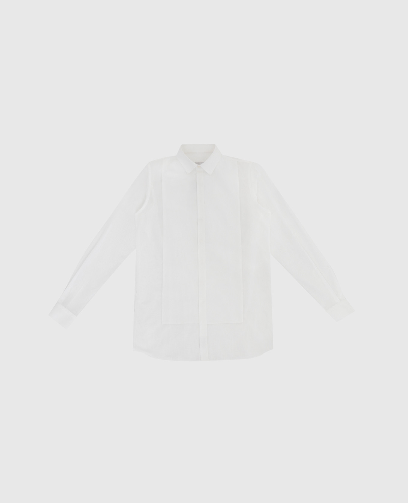 Children's white shirt with a pattern