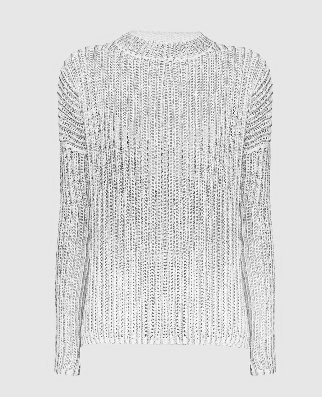 

Белый свитер с кристаллами Ermanno Scervino, Свитера
