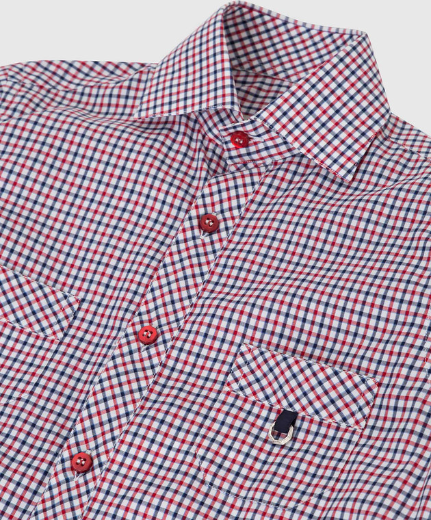 Stefano Ricci Children's checkered shirt YC005331M1716 image 3
