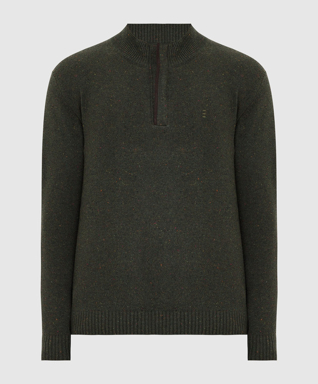 Florentino Темно-зеленый свитер 220434020644