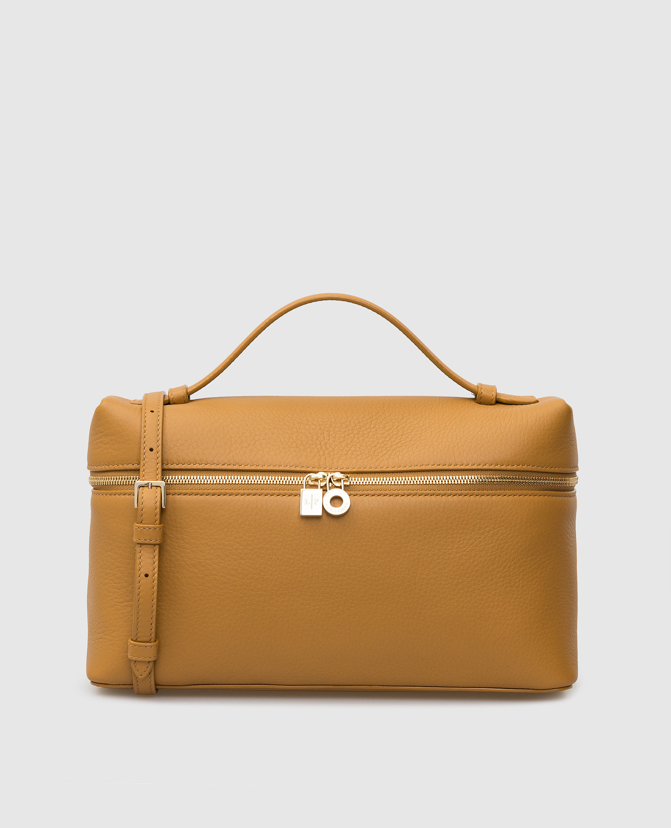

Горчичная кожаная сумка Extra Pocket L27 Loro Piana, Горчичный, Сумки