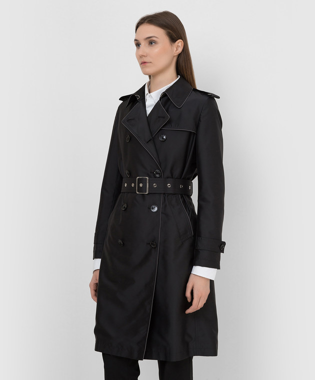 MooRER Черный тренч Alimidi ALIMIDIDA6 изображение 3