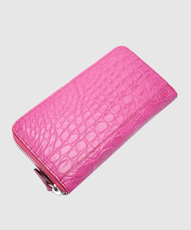 Bochicchio Рожевий шкіряний гаманець PYTHONHANDBAG зображення 3