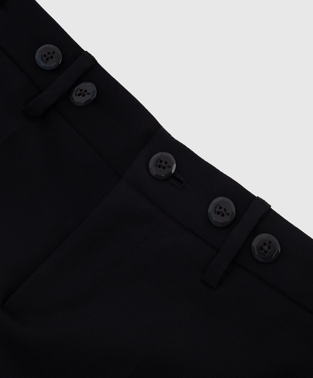 Stefano Ricci Дитячі чорні брюки з вовни Y1T9000000W0004D зображення 3