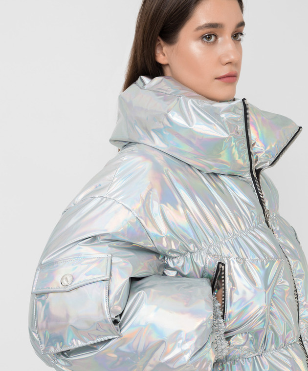 Dolce&Gabbana Пуховая куртка с голографическим эффектом F0AS2TGDABV изображение 5