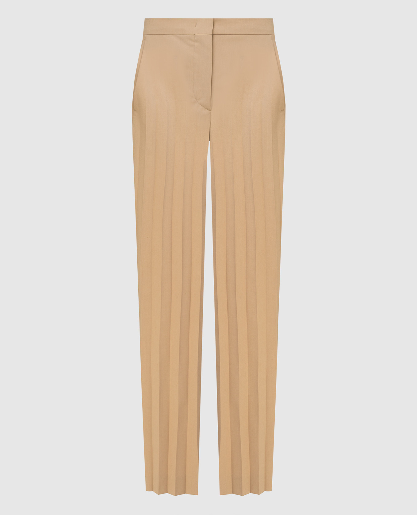 

Бежевые брюки Max Mara Sportmax, Бежевый, Повседневные брюки casual