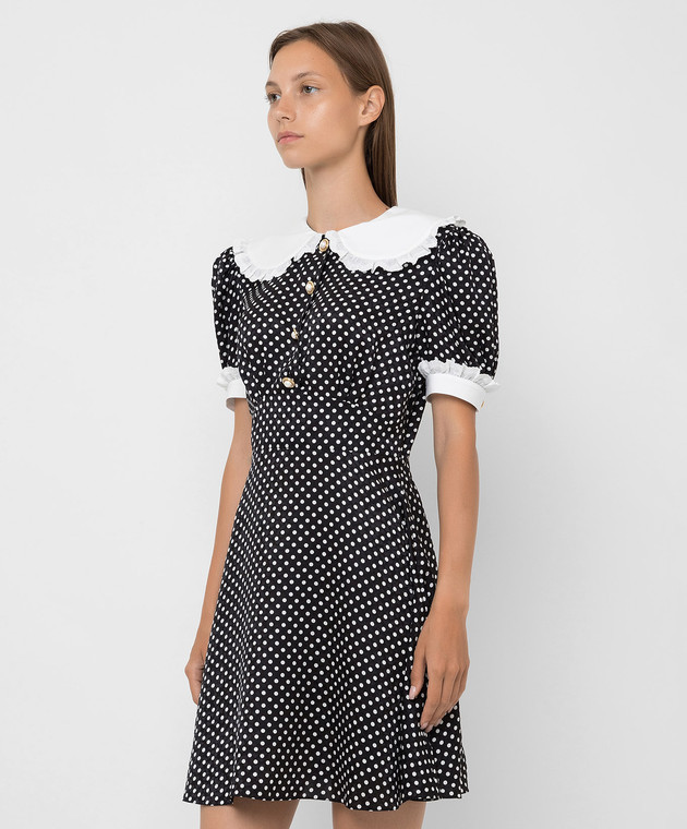 Miu Miu Шовкова сукня міні в горох MF4358X9H зображення 3
