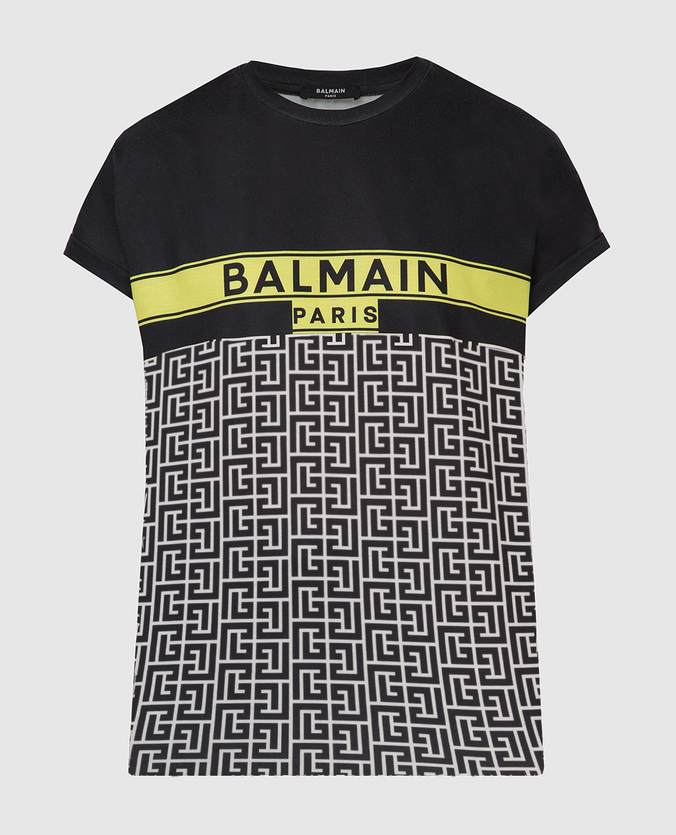 

Черная футболка Balmain, Черный, Футболки