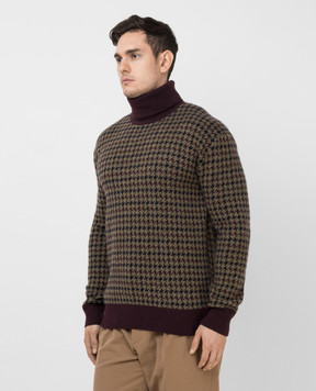 Loro Piana Свитер из кашемира и шелка в узор FAL9166