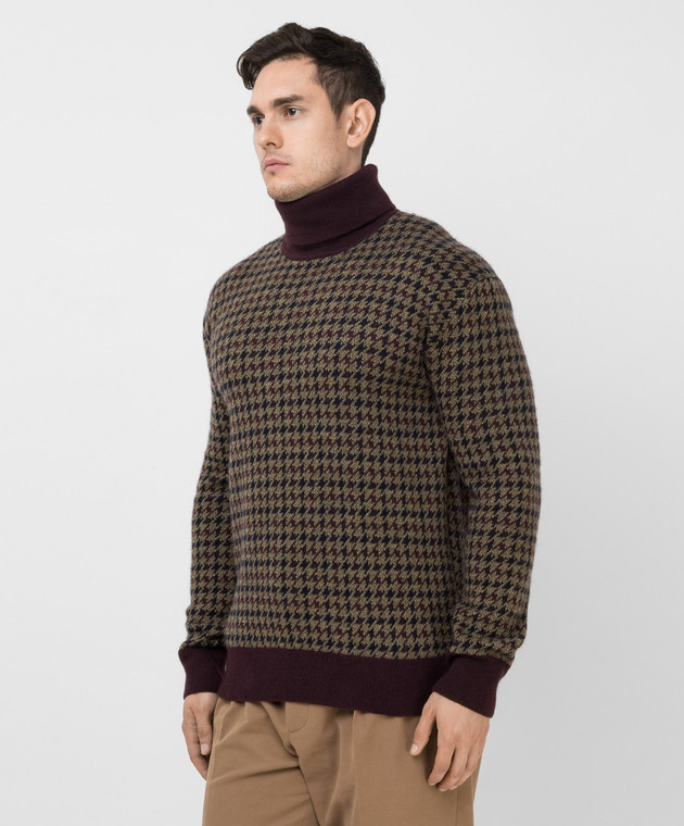 Loro Piana Patterned cashmere and silk sweater FAL9166 image 3