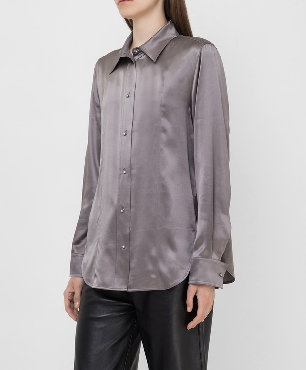 Toteme Шовкова блуза з розрізами 213725719 зображення 3