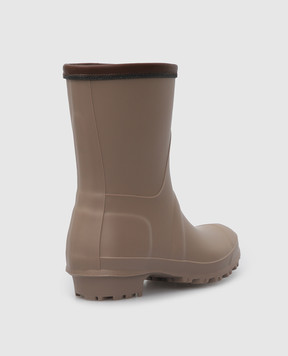 Brunello Cucinelli Дитячі гумові чоботи з ланцюжками BZG011G025