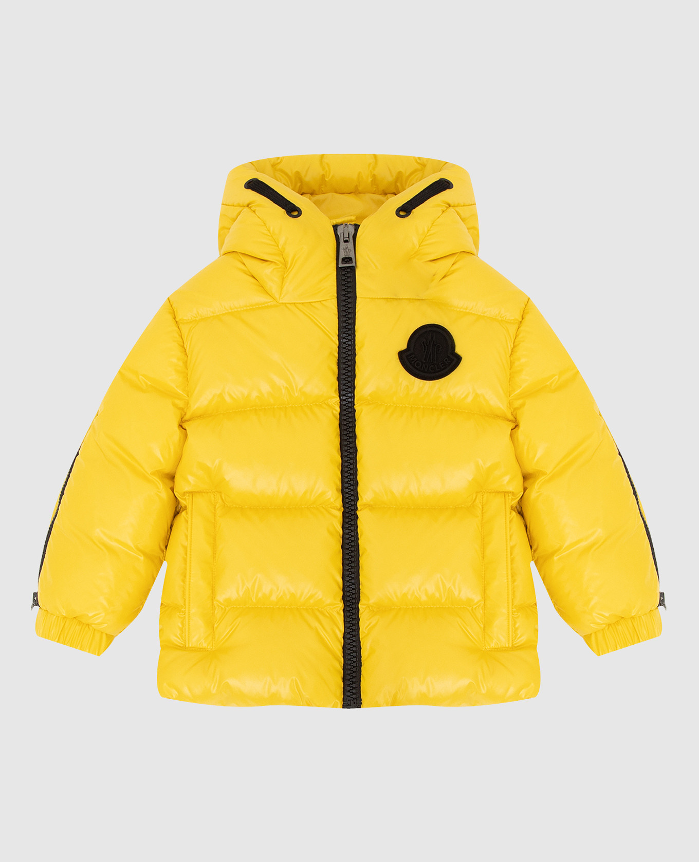 Moncler ENFANT Детская желтая пуховая куртка 1A55G206895046