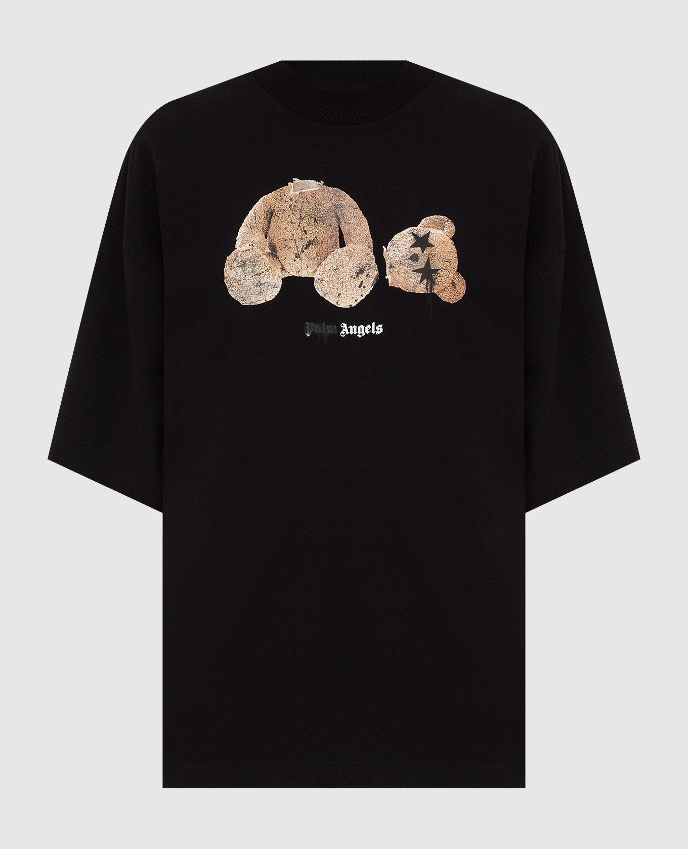 

Футболка oversize с принтом Bear, Черный, Футболки
